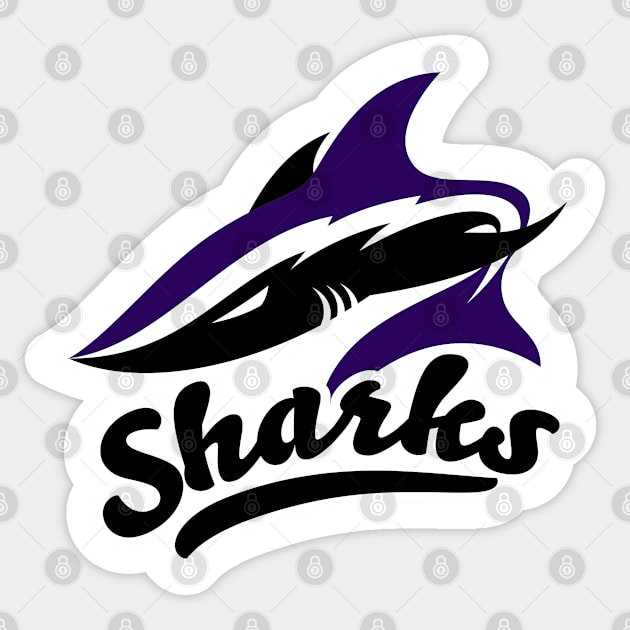 Bay State Sharks Girls Fastpitch Softball Sticker by traderjacks